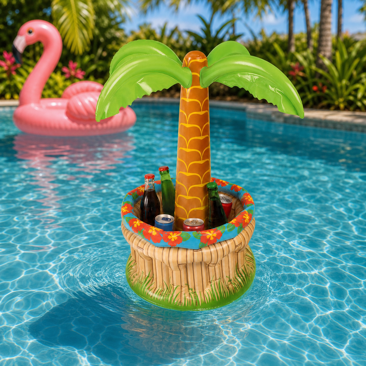 Inflatable Floating Cup Holder Tray β Pool Party Drink & Fruit Float for Adults