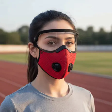 🛡️ Tactical Carbon Defense Mask – Breathe Safer in Dust, Haze & Harsh Conditions