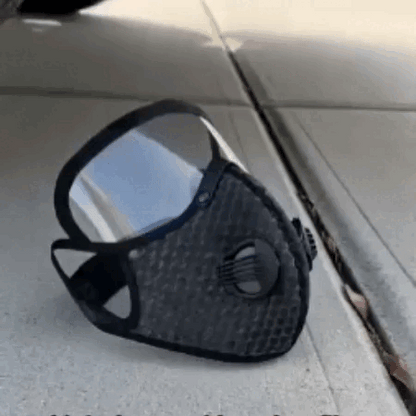 🛡️ Tactical Carbon Defense Mask – Breathe Safer in Dust, Haze & Harsh Conditions