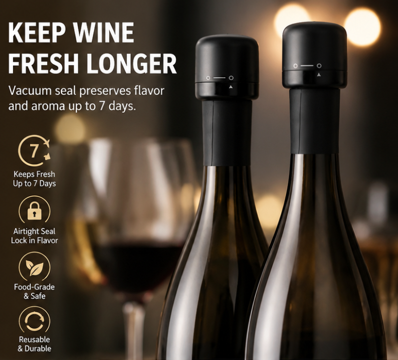 How to use vacuum wine stopper