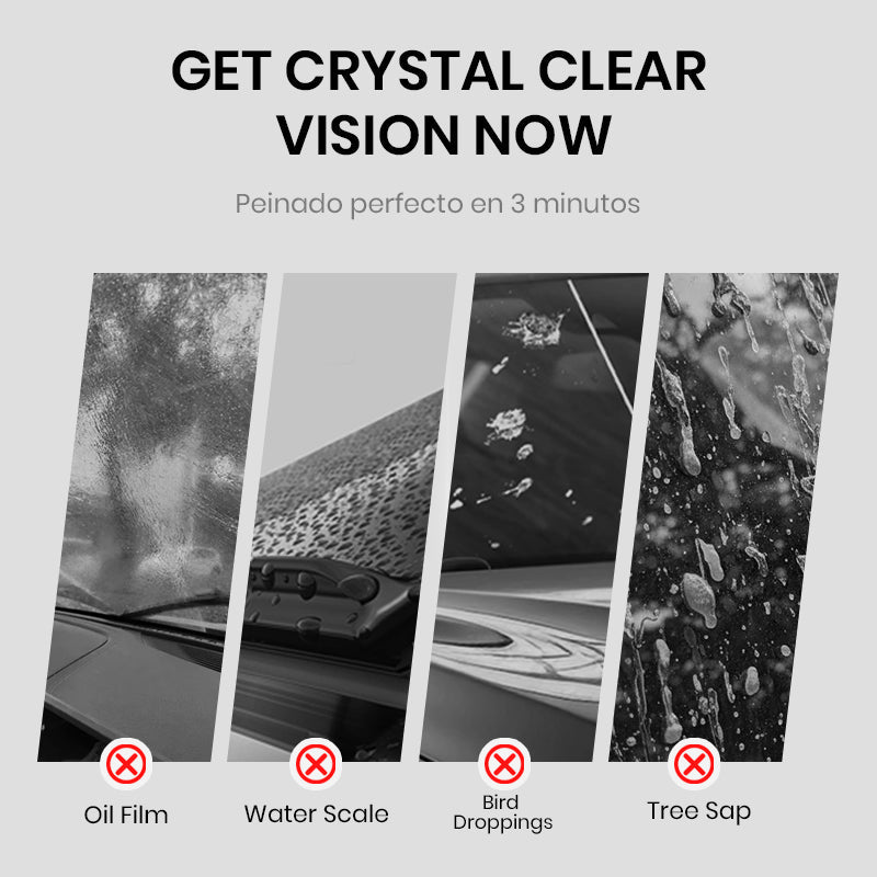 ✨Car Glass Oil Film Cleaning Agent - 🔥Last Day-Buy 2 Get 1 Free!🎁50K+ SOLD! Almost Gone
