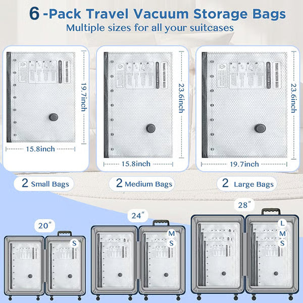 6-piece set(S*2+M*2+L*2)