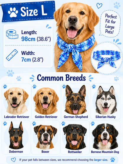 ❄️Keep Your Pet Cool, Comfortable & Adventure-Cooling Bandana🐾☀️