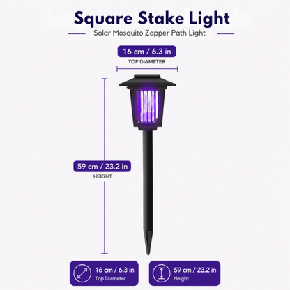 🔥 Solar Mosquito Zapper Light – Outdoor Garden Stake Lamp, UV Insect Killer