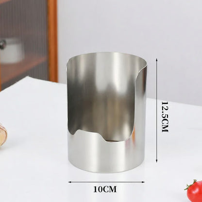 🧑‍🍳 Multi-Functional Kitchen Utensil Holder – Holds pot lids, spatulas & cutting boards. Thickened stainless steel, space‑saving. 🛡️✨