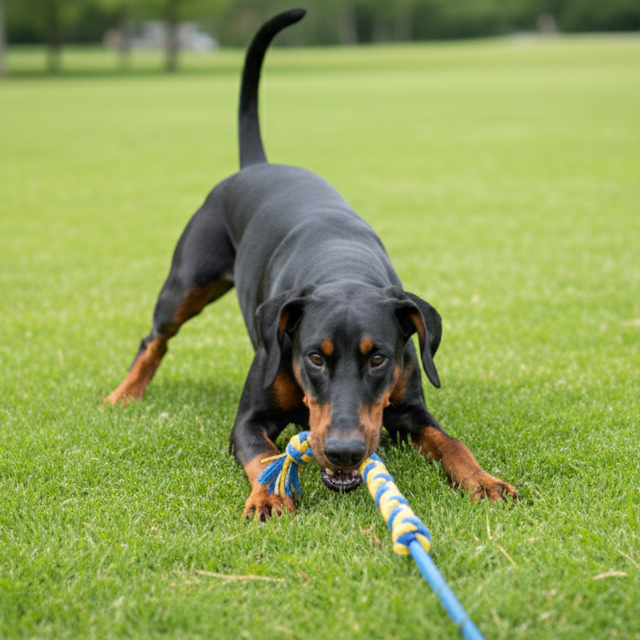 LPW Interactive Dog Flirt Pole Training Toy