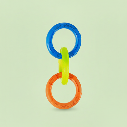 LPW Durable 3-Ring Dog Tug Toy