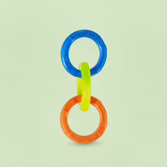 LPW Durable 3-Ring Dog Tug Toy