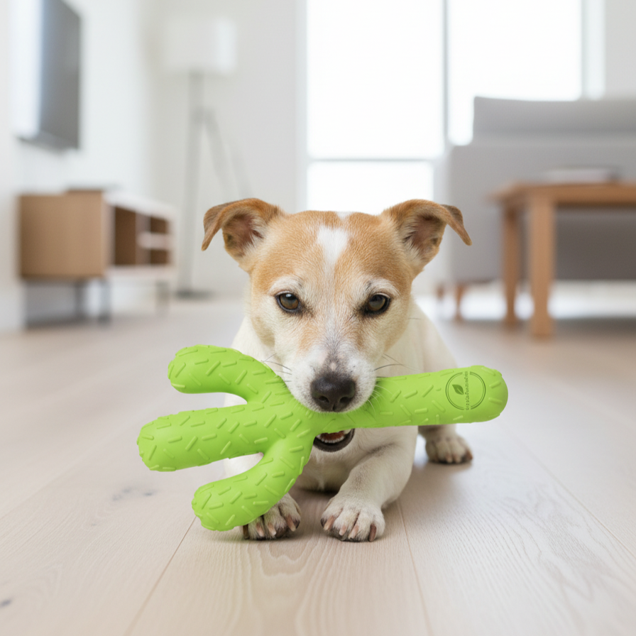 LPW Cactus Dog Chew Toy for Dental Care